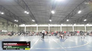 97 lbs Round 2 (4 Team) - Nery Rivas, Legacy Wrestling Academy vs Miles Weisgerber, Homedale Wrestling Club