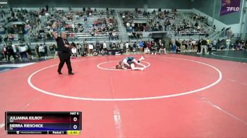 62 lbs Champ. Round 1 - Julianna Kilroy, WA vs Sierra Rieschick, TX