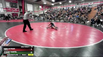 105 lbs Champ. Round 2 - Kiem-Ai Pham, Corona vs Sydney Martel, Gabrielino