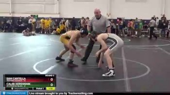 138 lbs Round 2 (6 Team) - Sam Cartella, Western Reserve vs Caleb Kershisnik, 84 Athletes Black