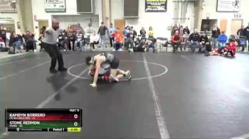 96 lbs Finals (2 Team) - Stone Redmon, POWA vs Kamdyn Borrero, PA Alliance Red