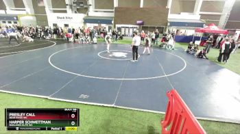 110 lbs Quarterfinal - Presley Call, Bear River WC vs Harper Schwettman, Badlands Elite WC