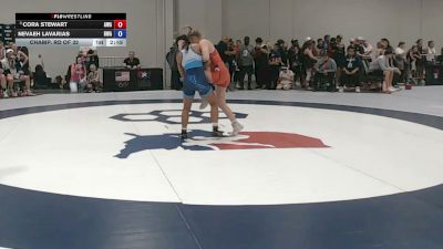 115 lbs Champ. Rd Of 32 - Cora Stewart, Askren Wrestling Academy vs Nevaeh Lavarias, Hawaii Wrestling Academy