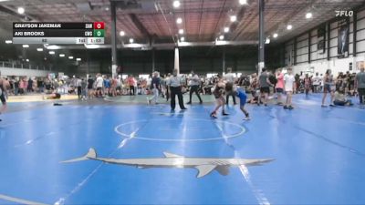 80 lbs Placement (4 Team) - Aki Brooks, CENTERVILLE WRESTLING CLUB vs Grayson Jakeman, SOUTH AUGUSTA WRESTLING