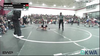47-51 lbs Semifinal - Macie Owen, Perry Wrestling Academy vs TrüE Dejesus, Team Of Hard Knox