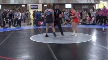 152 lbs Rnd Of 16 - Lilyana Nuo, Team Quest Wrestling vs Azana King, All American Wrestling Club