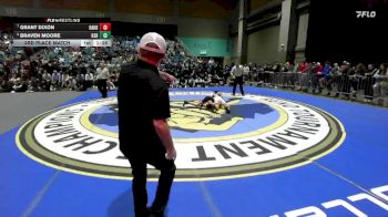 106 lbs 3rd Place Match - Grant Dixon, Oakdale vs Braven Moore, Kamehameha