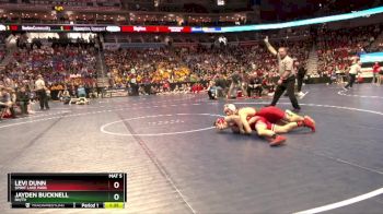 2A-132 lbs Champ. Round 1 - Levi Dunn, Spirit Lake Park vs Jayden Bucknell, NH/TV