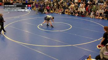 145 lbs Cons. Round 2 - Jolie Marinello, Niagara Wheatfield vs Lilyanna Stappenbeck, Frewsburg