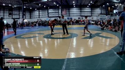 106 lbs Round 1 (6 Team) - Danny McDermott, NORTH CAROLINA WRESTLING FACTORY vs Julian Hoover, CAROLINA ELITE WRESTLING CLUB