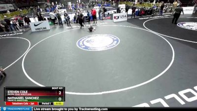 63 lbs Cons. Round 3 - Steven Cole, Pacific Edge Wrestling vs Nathaniel Sanchez, Trifecta Wrestling