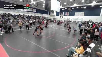 130 lbs Champ. Round 1 - Jaslene Salazar, South Hills High School vs Briseis Ayala, SoCal Bears WC