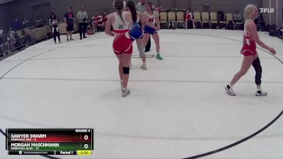 123 lbs Round 4 (8 Team) - Morgan Maschmann, Nebraska Blue vs Sawyer Swarm, Nebraska Red