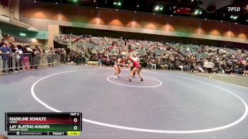 190 lbs Cons. Round 3 - Madeline Schultz, Ceres vs Lay (Ilayda) Augafa, Shadow Ridge