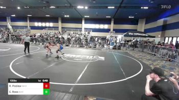 106 lbs Consi Of 8 #1 - Ricardo Poolaw, NM Bad Boyz vs Christopher Roos, Beat The Streets LA