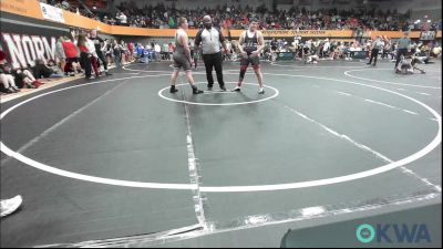 195 lbs Semifinal - Bryer Lenaburg, Hinton Takedown Club vs Braxton Campbell, Blue Devil Wrestling