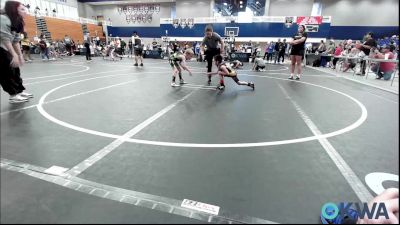 46 lbs Consi Of 4 - Maverick Crawford, Southmoore SaberCats Wrestling vs Cooper Waller, Standfast