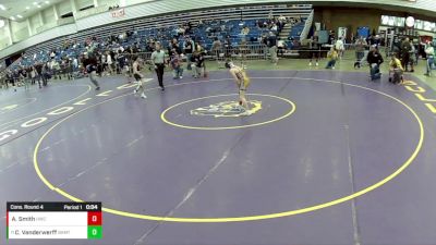 14U Boys - 75 lbs Cons. Round 4 - Archer Smith, Hononegah Wrestling Club vs Cole Train Vanderwerff, B.A.M. Training Center