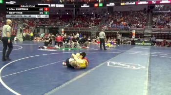 3A-144 lbs Cons. Round 2 - Ricky Titus, Cedar Falls vs Noah Kauffman, Ankeny
