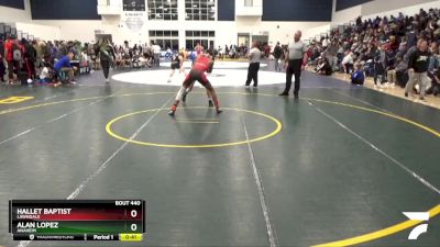 144 lbs Cons. Round 2 - Hallet Baptist, Lawndale vs Alan Lopez, Anaheim