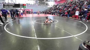 135 lbs 3rd Place Match - Isaret Perez, Clint Horizon vs Emily Martinez, El Paso Chapin