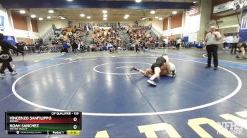 138 lbs Cons. Round 3 - Vincenzo Sanfilippo, Edison vs Noah Sanchez, Victor Valley