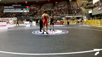 Junior Boys - 138 lbs Champ. Round 2 - Bryce Chan vs Andrew Wallace, Cabrillo High School Wrestling