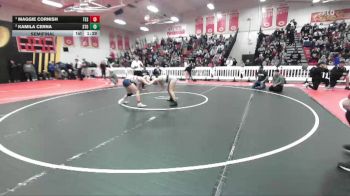 115 lbs Semifinal - Maggie Cornish, Tesoro vs Kamila Cerna, Stockdale