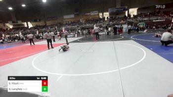 62 lbs Rr Rnd 2 - Sage Floyd, Dragon Wrestling Club vs Stetson Langfels, Pueblo West Storm