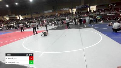 62 lbs Rr Rnd 2 - Sage Floyd, Dragon Wrestling Club vs Stetson Langfels, Pueblo West Storm