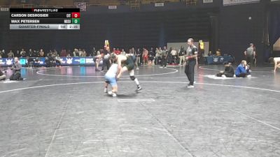 149 lbs Quarterfinal - Carson DesRosier, The Citadel vs Max Petersen, North Dakota State