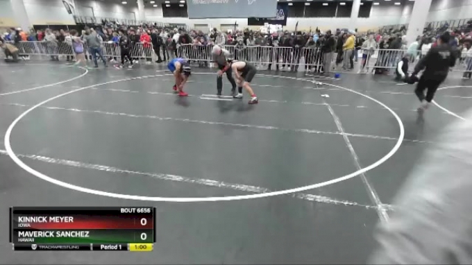 130 lbs Cons. Round 2 - Kinnick Meyer, Iowa vs Maverick Sanchez, Hawaii