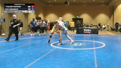 150 lbs Cons. Semis - Collier Hartman, Mac Wrestling Club vs Jack Abramson, Ruthless Wrestling Club