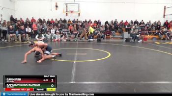 DIVISION 2 lbs Round 3 - Kameron Baratklimesh, Oelwein vs Gavin Fish, Hudson