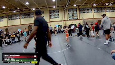 60 lbs Semifinal - Henry Bell, All I See Is Gold Academy vs Miles Alderman, StrayDawgs