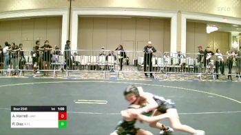 53 lbs Semifinal - Aurora Harrell, Lawc vs Presley Diaz, Outlaws WC