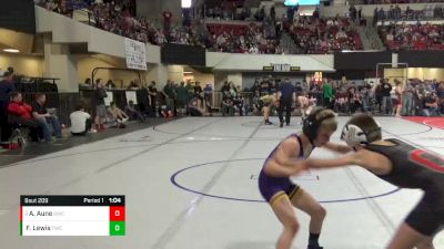 70 lbs Champ. Round 1 - Aiden Aune, Glasgow Wrestling Club vs Fischer Lewis, Thermopolis Wrestling Club