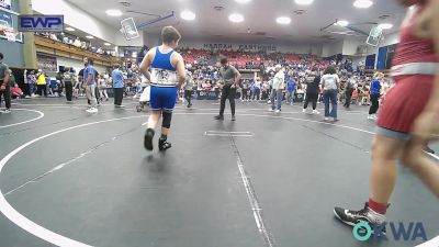 140 lbs Consolation - Anthony Drain, Mustang Bronco Wrestling Club vs Carson Barber, Little Axe Takedown Club