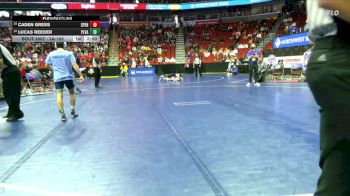 3A-106 lbs Champ. Round 1 - Caden Gress, Spencer vs Lucas Reeder, Pleasant Valley