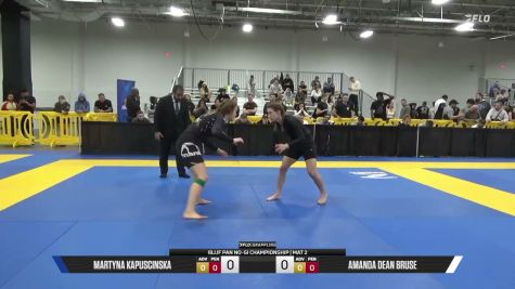 Amanda Dean Bruse vs Martyna Kapuscinska 2026 Pan IBJJF Jiu-Jitsu No-Gi Championship
