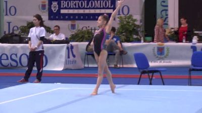 Laura Jurca's Charming Floor, Romania Jr, Day 3 Jesolo Training