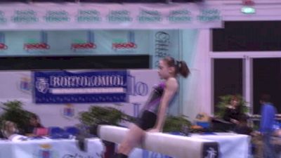 Andreea Munteanu Beam Routine, Romania Sr, Day 3 Jesolo Training