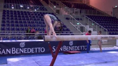 Laura Jurca's Standout Beam Routine, Romania Jr, Day 3 Jesolo Training