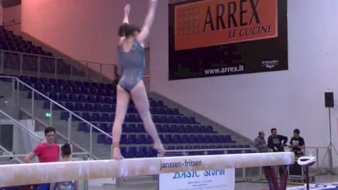 Silvia Zarzu Training Beam, Romania sr, Day 3 Jesolo Training