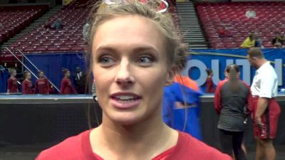 SEC Gymnast of the YEAR Katherine Grable says her hip injury won't be a factor at SECs