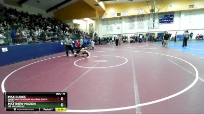 132 lbs Championship Back - Max Burke, American Leadership Academy Queen Creek vs Matthew Mazon, Lee Williams HS