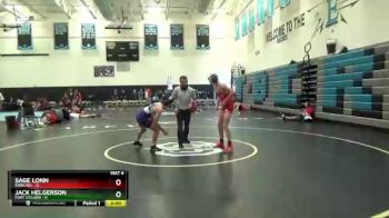 132 lbs Round 3 (4 Team) - Sage Lonn, Rawlins vs Jack Helgerson, Fort Collins