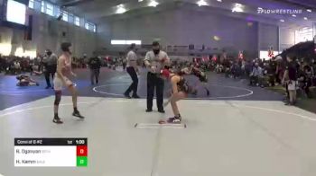 90 lbs Consi Of 8 #2 - Robert Oganyan, Dethrone vs Hans Kamm, Salem Elite