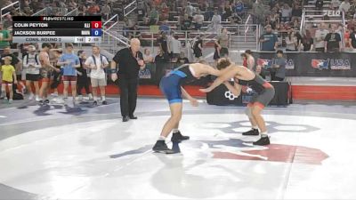 175 lbs Cons. Round 2 - Colin Peyton, Illinois vs Jackson Burpee, Maple Valley