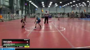 76 lbs Round 2 - Jackson Wells, Nauman Green vs Kale Crass, Crass Trained